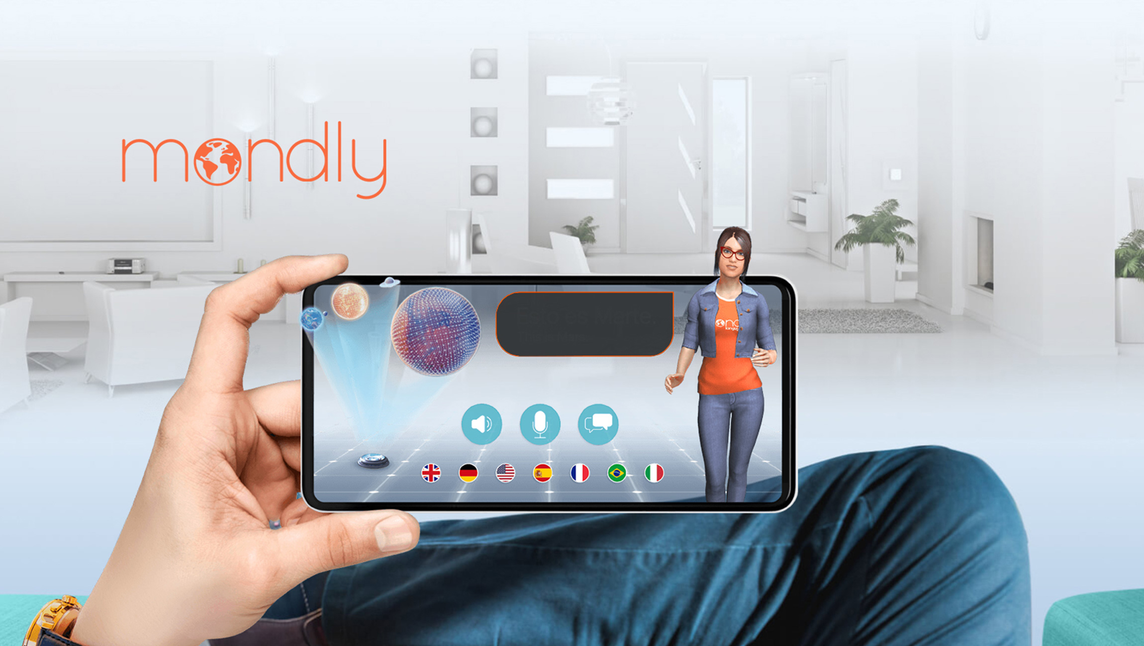 Mondly Launches MondlyAR: The First Augmented Reality Experience That Uses Speech Recognition to Teach Languages